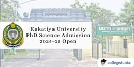 Kakatiya University PhD Science Admission 2024